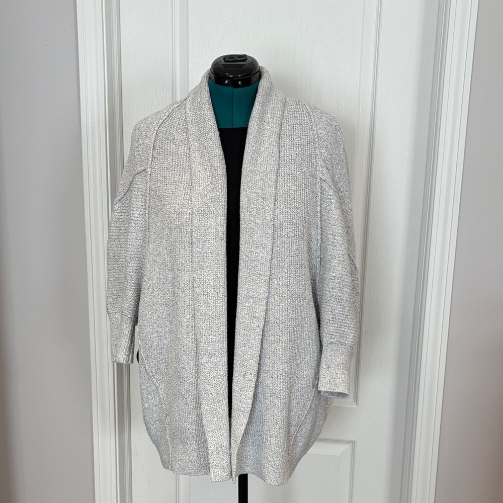 Lou & Grey Light Gray Women's Cardigan